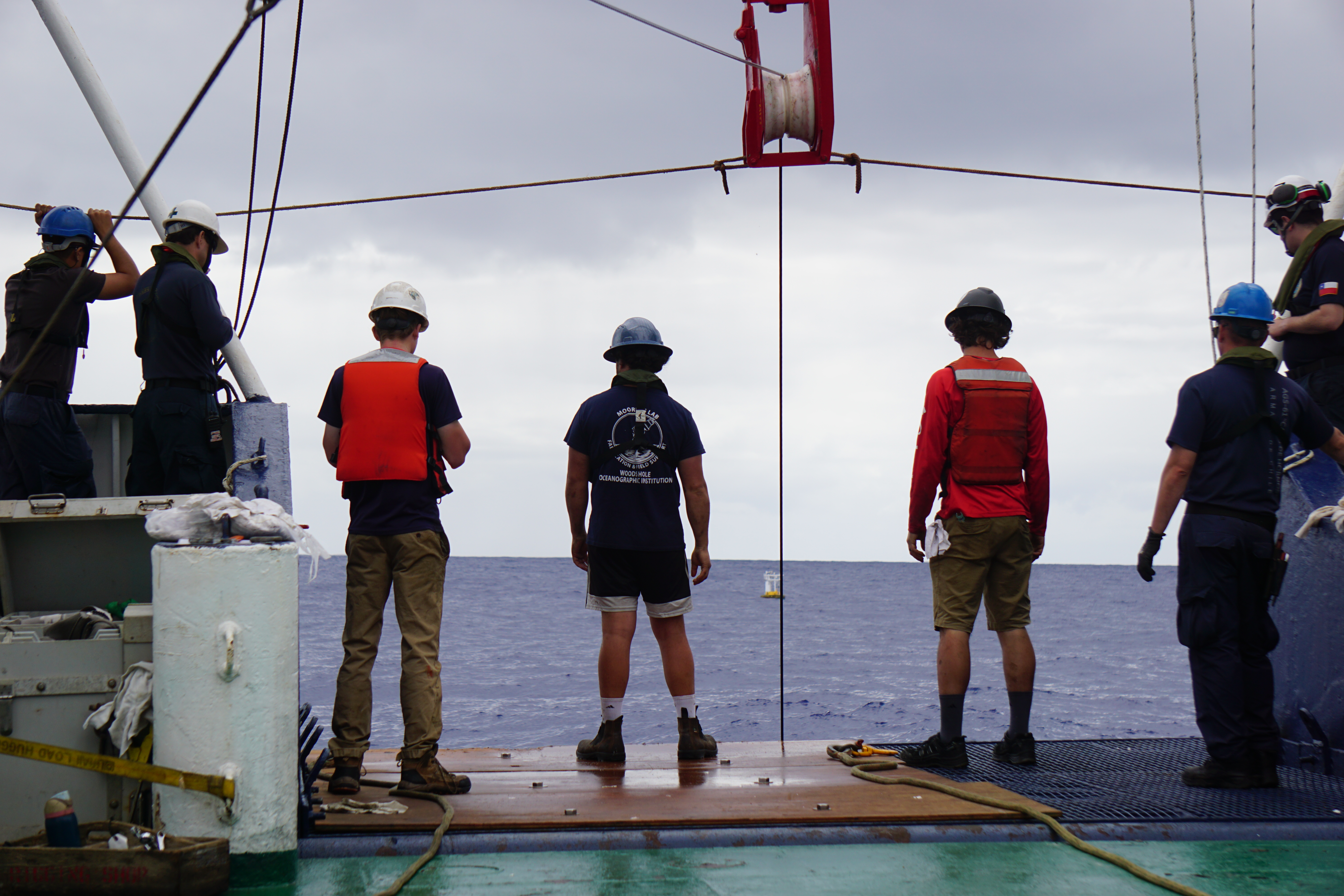 Deployment operations at sea